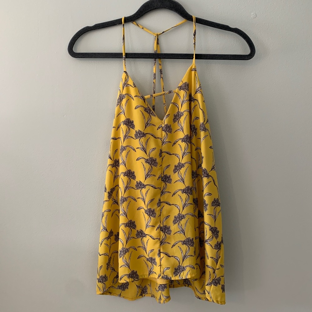 Francesas Yellow Tank Top